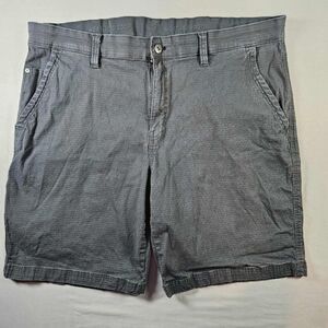 Weatherproof Shorts Mens 40 Gray Flat Front Stretch Rip Stop Outdoors